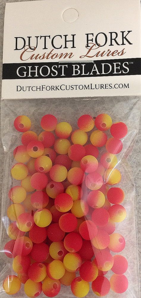 Super Neon Beads Chartreuse/Red 6mm, 8mm – Dutch Fork Lures LLC
