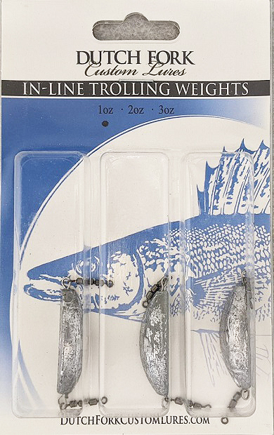 1 oz Inline Trolling Weight – Dutch Fork Lures LLC