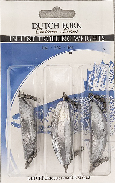 3 oz Inline Trolling Weight – Dutch Fork Lures LLC